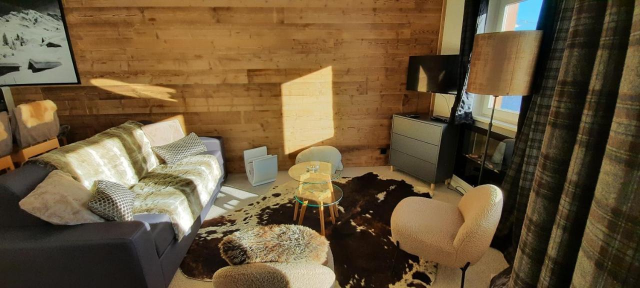 40M2 - Ski Aux Pieds - La Tania - Parking Couvert Exterior foto