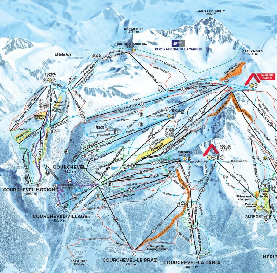 40M2 - Ski Aux Pieds - La Tania - Parking Couvert Exterior foto
